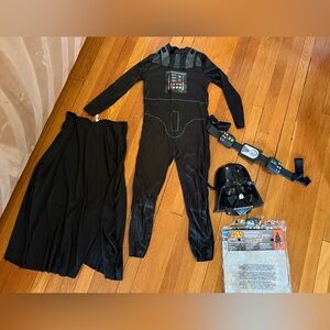 Darth Vader kids M 8-10 costume 4pc Disney Star Wars